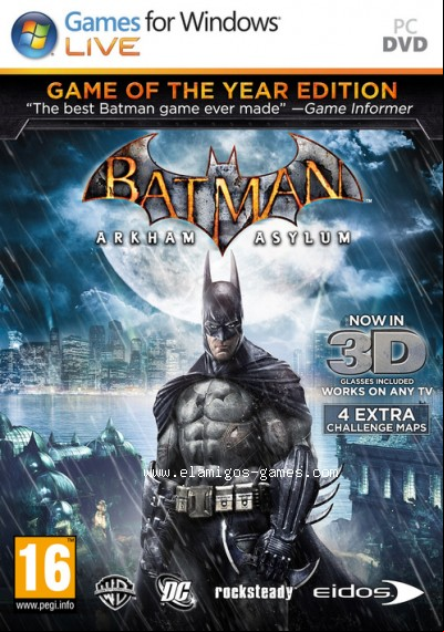 Batman Arkham Asylum Game of the Year Edition